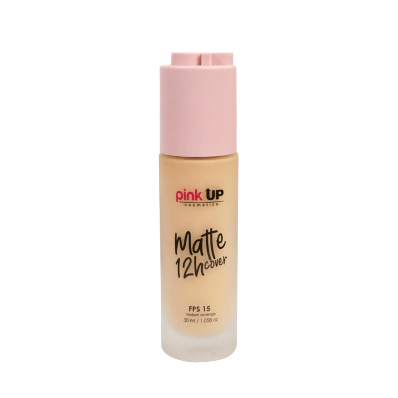MAQUILLAJE LIQUIDO MATE BEIGE 300 MATTE 12 HRS.PINK UP PKMHR300 (7502295831138)